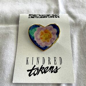 Kindred Tokens Heart Brooch